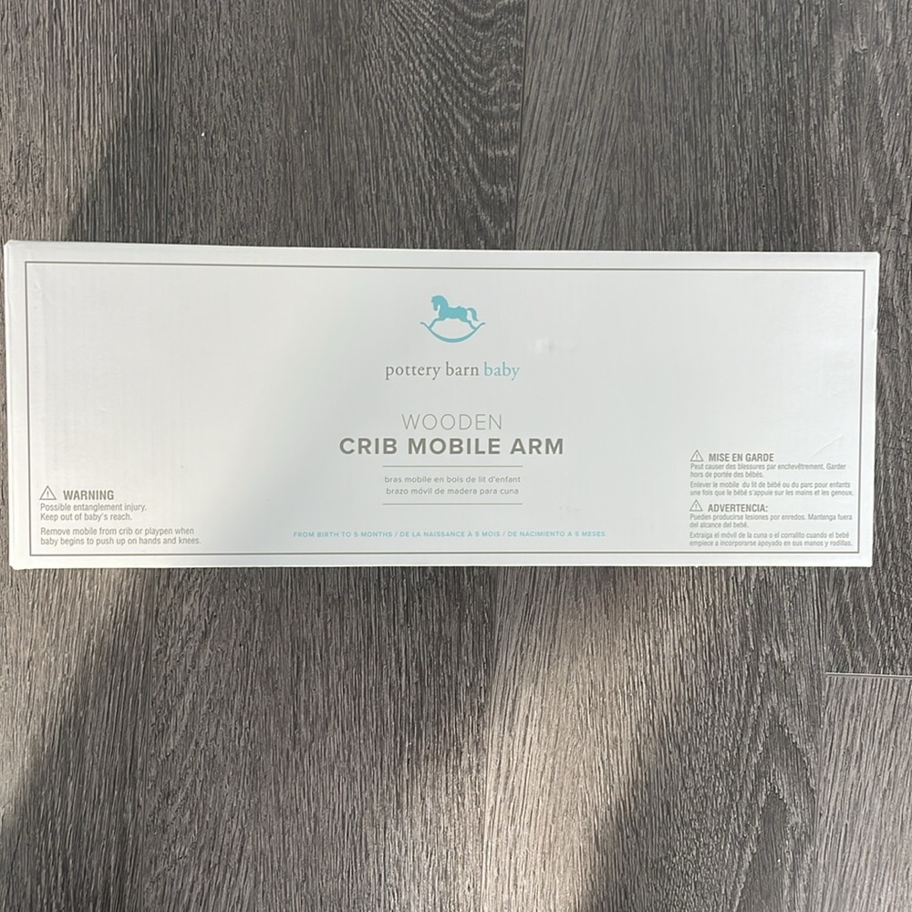 Pottery Barn kids crib mobile arm